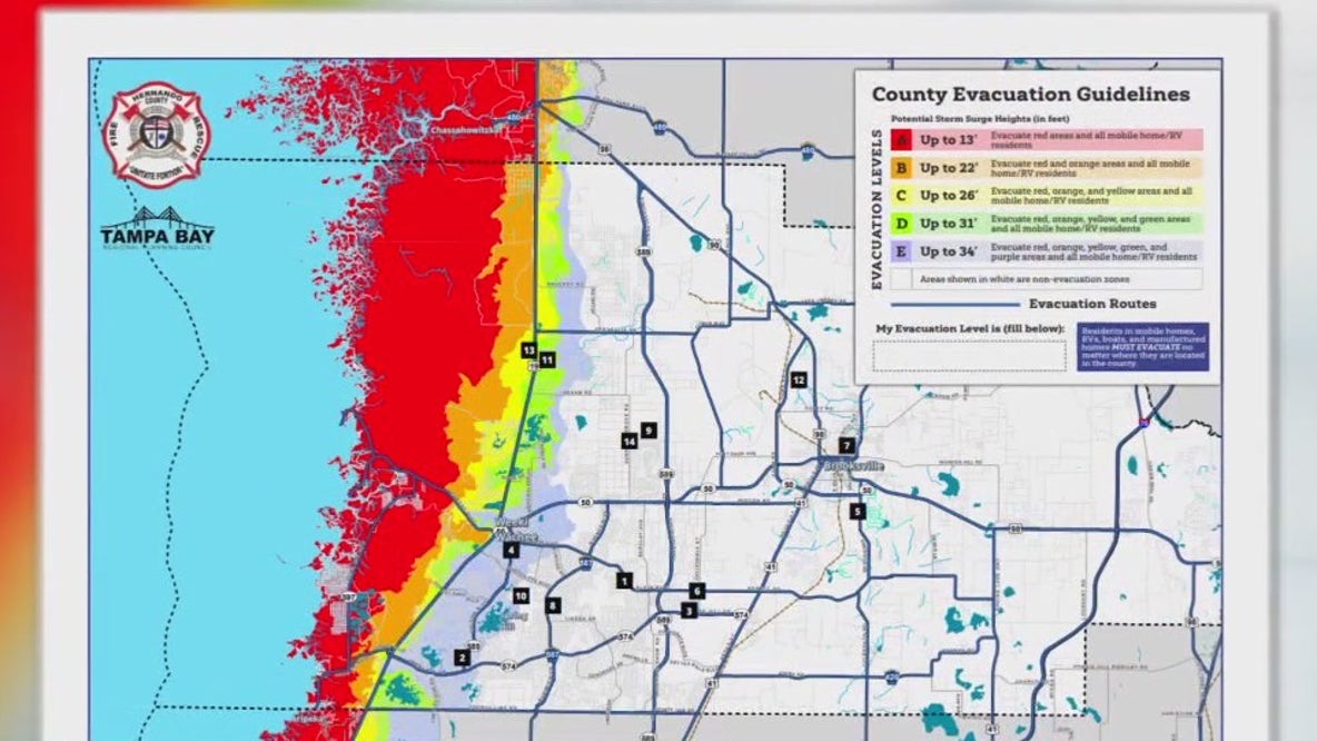 Evacuations begin in Hernando County